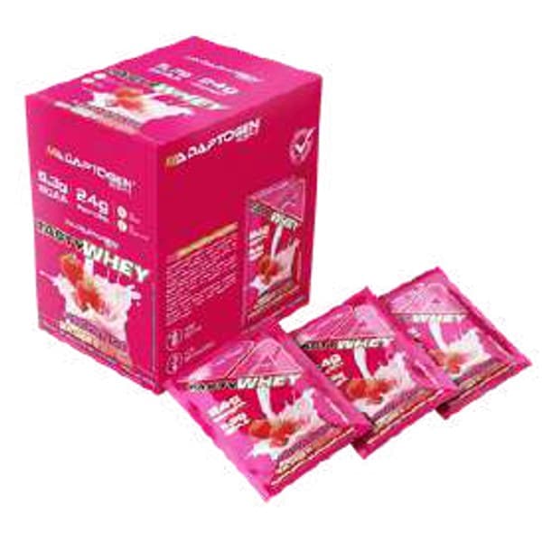 Tasty Whey Sachê (caixa) Morango — Adaptogen Science