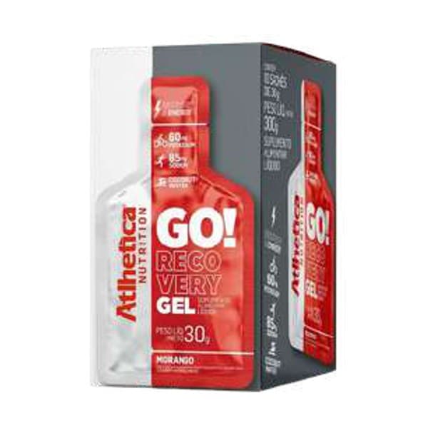 GO! Recovery Gel (caixa) Morango — Atlhetica Nutrition