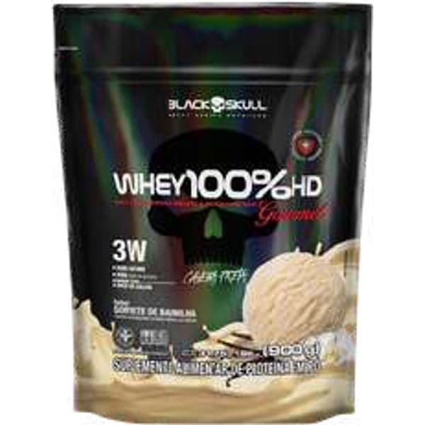 Whey 100% HD Gourmet Sorvete de Baunilha — Black Skull