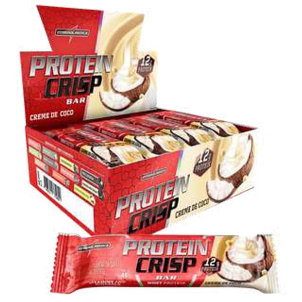 Protein Crisp Bar (caixa) Creme de Coco — Integralmédica