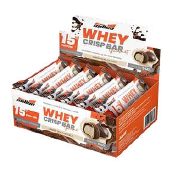 Whey Crisp Bar Gourmet 15g proteína (caixa) Trufa de Coco